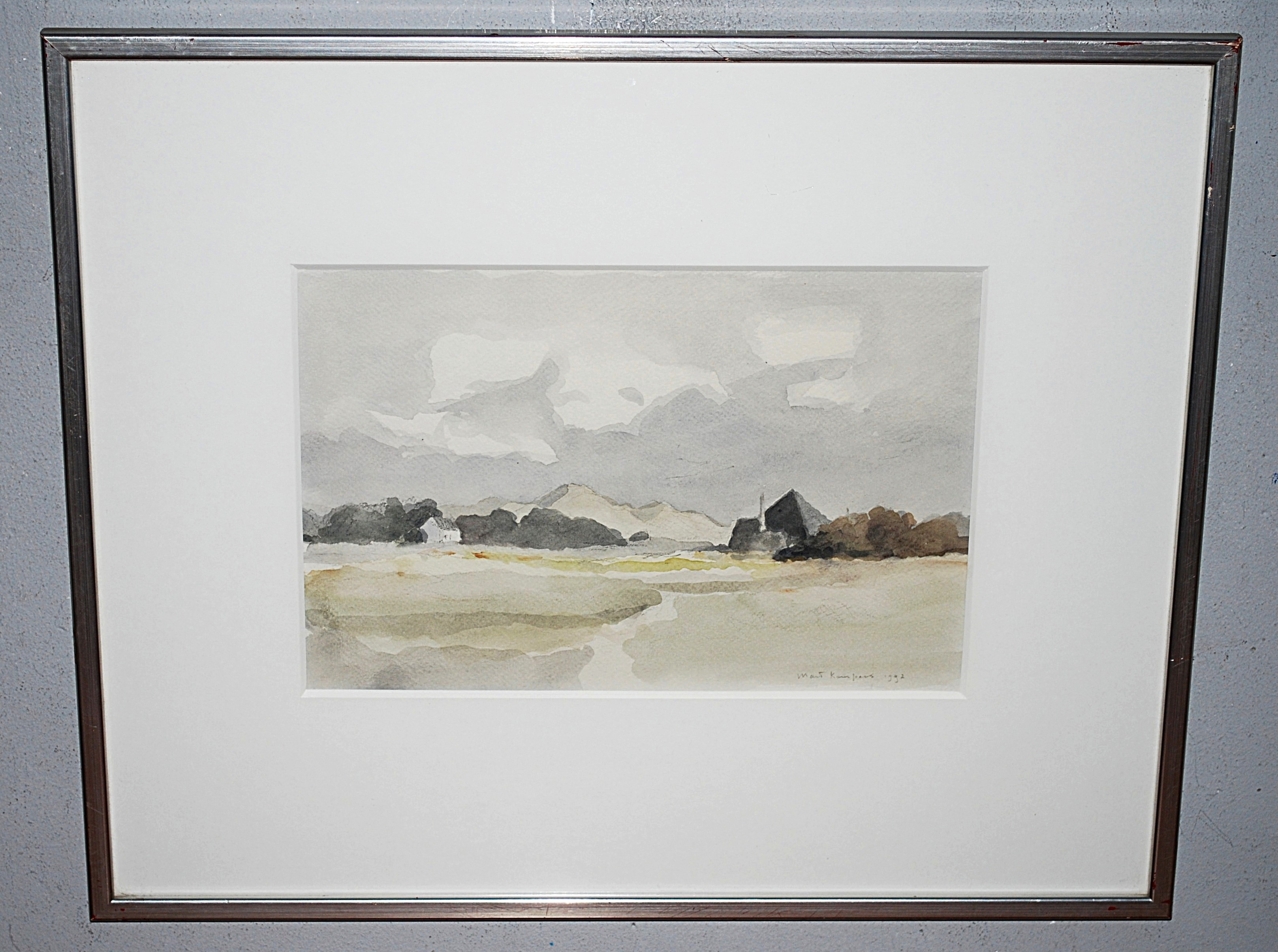 Mart Kempers - Callantsoog - aquarel 1992 & extra boekwerk kopen? Bied vanaf 50!
