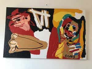 Menno Baars - Woman in the mirror verkocht voor € 1200!