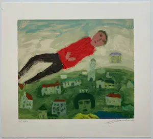 Eugène Brands - Handgesigneerde zeefdruk | 'Aan Eugenie' | 1995 (Hors Commerce exemplaar) kopen? Bied vanaf 200!