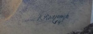 Paul Kromjong - B1671-22 - Stilleven met gemberpot en appels kopen? Bied vanaf 10!