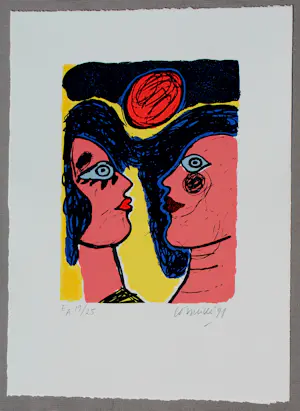 Corneille - Kleuren litho: 1991 kopen? Bied vanaf 225!