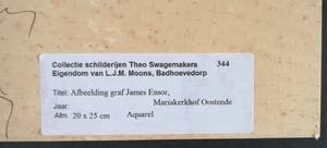 Theo Swagemakers - Graf van James Ensor kopen? Bied vanaf 60!