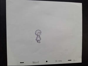Matt Groening - originele productie tekening, The Simpsons, Lisa kopen? Bied vanaf 1!
