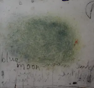 Madeleine Leddy - Kleuren ets: Blue moon - 2000 kopen? Bied vanaf 50!