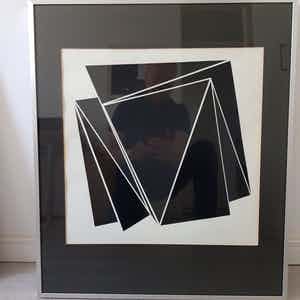 Marcel Henri Verdren - Geometrisch abstract verkocht voor € 70!