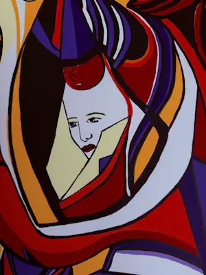 Maartje Wijngaarden - “Faces”. Handgesigneerd en genummerde zeefdruk. kopen? Bied vanaf 35!