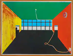 Paul Nassenstein - Zeefdruk, Zonder titel - Ingelijst verkocht voor € 160!