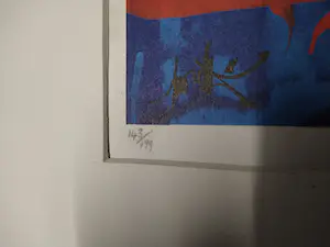 Raymond Moretti - La Colombe - lithografie, ingelijst kopen? Bied vanaf 95!