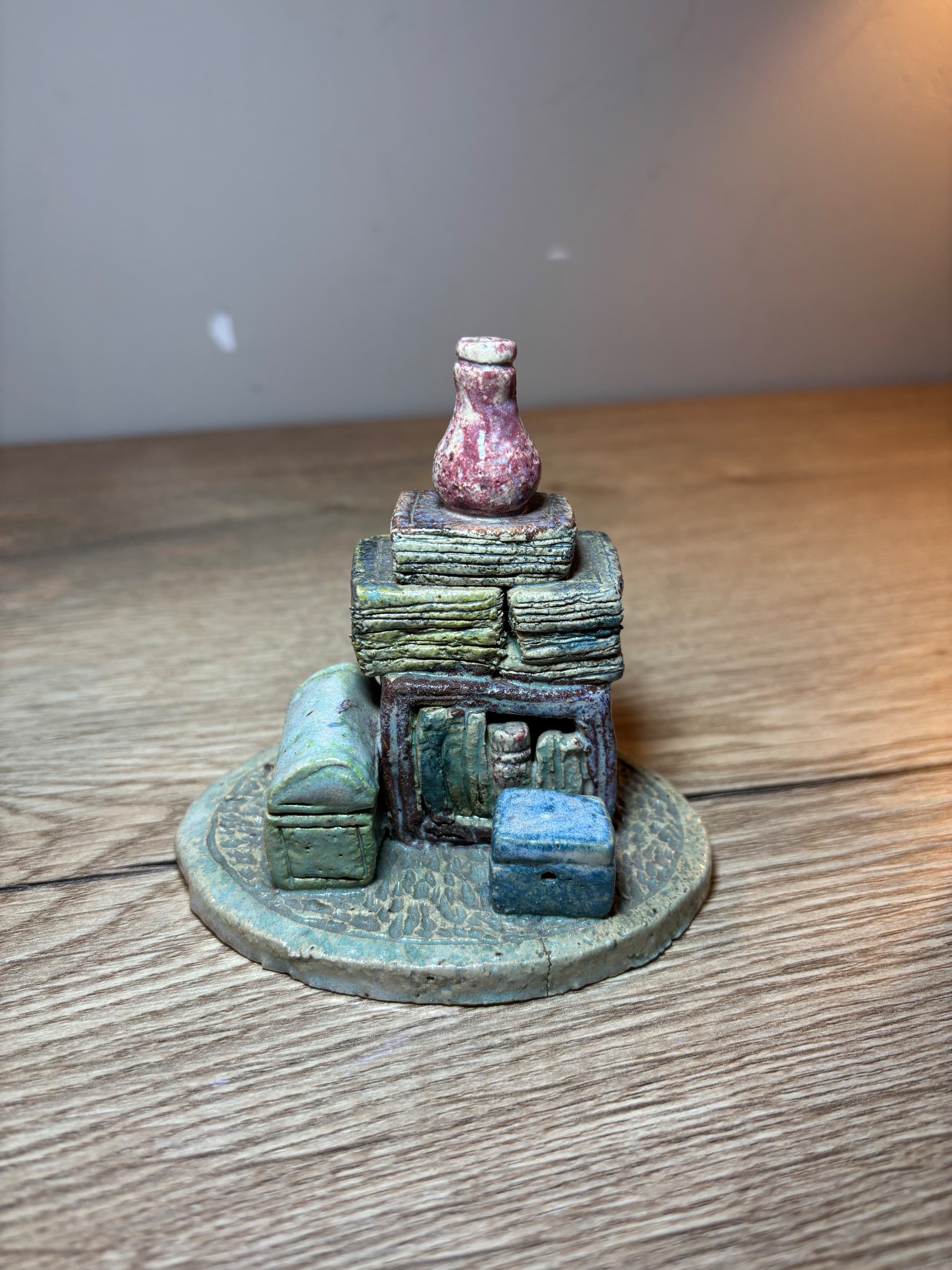 Rien Wensma - Gesigneerde keramische miniatuursculptuur – 1985 kopen? Bied vanaf 55!
