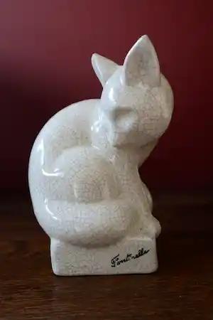 Jean de la Fontinelle - 'Vosje' Meegebakken signatuur verkocht voor € 95!