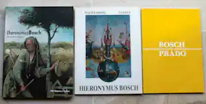 Jheronimus Bosch - alle schilderijen en tekeningen 3 boeken verkocht voor € 10!