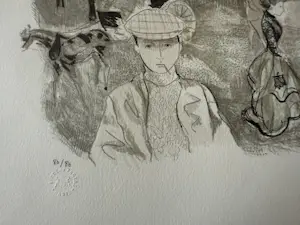Emilio Grau-Sala - Lithographie "Le petit ami" kopen? Bied vanaf 80!