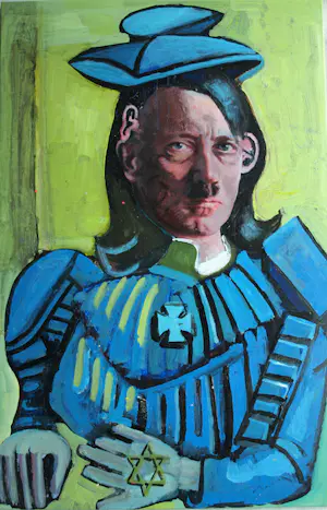Peter Klashorst - Acrylverf, “Pablo Piklasso” , naar Pablo Picasso ‘Femme Au Chapeau Bleu’ - 2021 kopen? Bied vanaf 250!