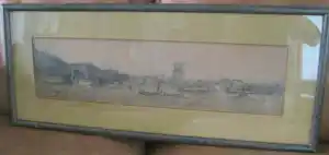Marius Janssen - Maasbruggen bij Rotterdam. verkocht voor € 35!