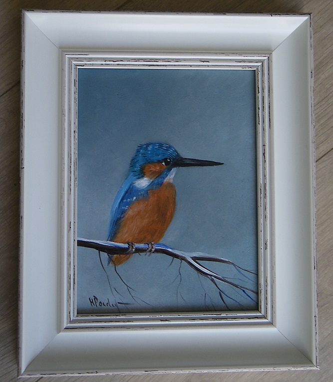 Henk Poeder - ijsvogel verkocht voor € 70!