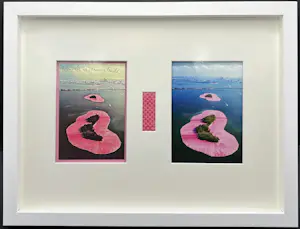 Christo - Surrounded Islands : met originele stof, gesigneerd & boek & persbericht kopen? Bied vanaf 390!