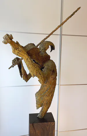 Jacques Van Den Abeele - Violonist, bronzen beeld (groot, zwaar) kopen? Bied vanaf 2750!