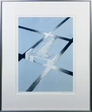 Jeroen Henneman - Litho, Zonder titel - Ingelijst verkocht voor € 300!