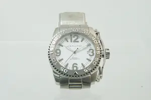 50 - Stalen Herenpolshorloge met band Hamilton Khaki Automatic kopen? Bied vanaf 150!