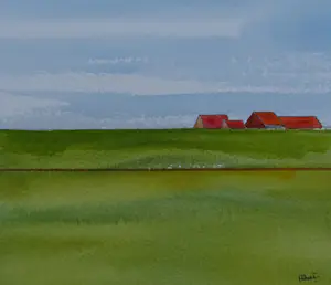 Franklin Meijer - Terschelling - 4 x aquarelstudies kopen? Bied vanaf 49!