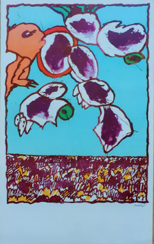Pierre Alechinsky - SET van 5 Kleurenoffset-litho,s uit de FLYING OBJECT SERIE uit 1978 kopen? Bied vanaf 1!