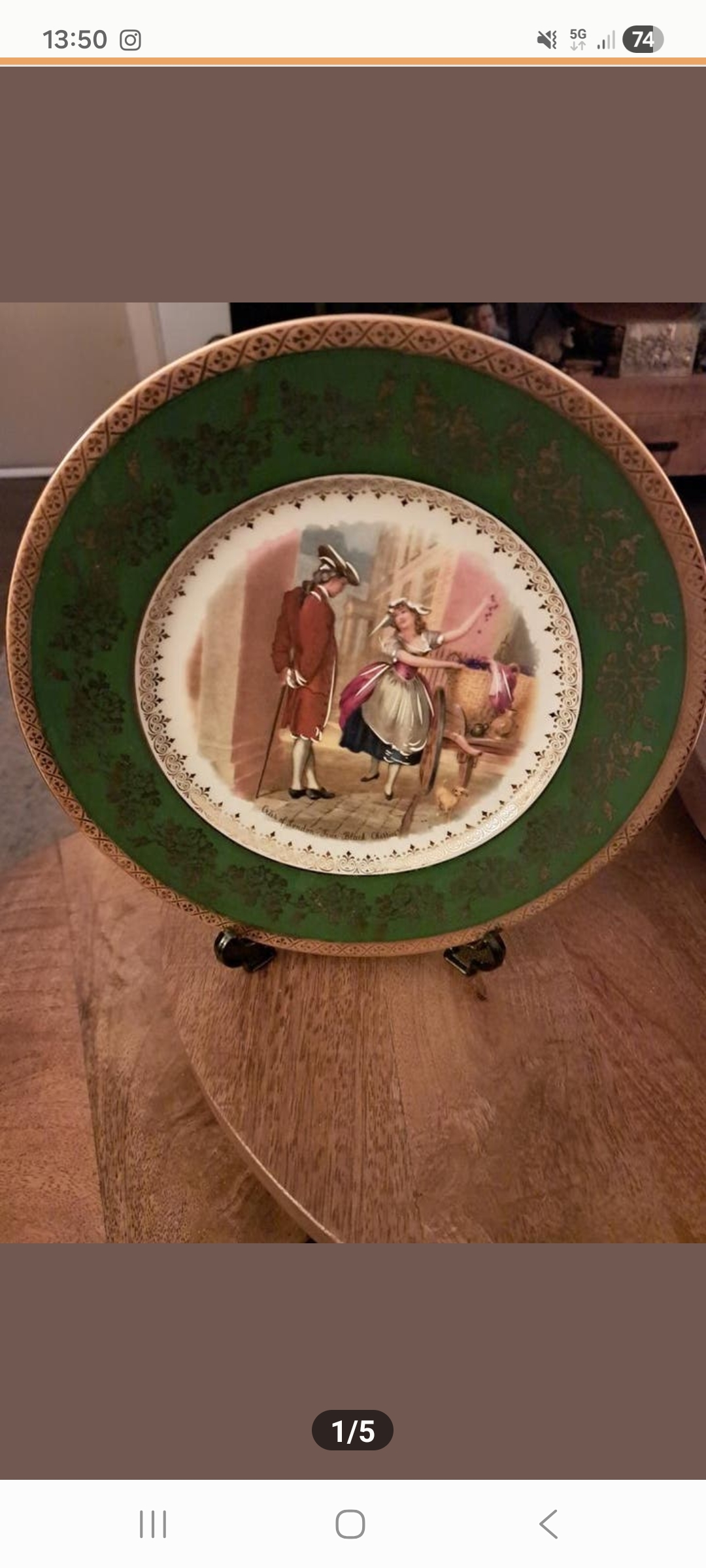 Royal Limoges - Vintage Limoges wandbord " of London" - Bonaparte Amsterdam kopen? Bied vanaf 20!