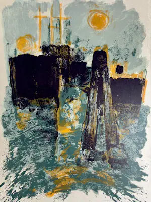 Maurice Elie Sarthou - Lithographie originale illustrant les écrits d'Arthur Rimbaud kopen? Bied vanaf 85!