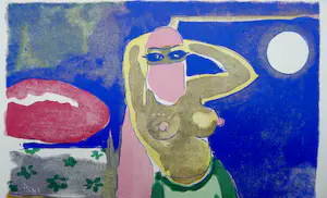 Kees van Dongen - Gravure 1001 nacht:'La culotte verte' kopen? Bied vanaf 15!