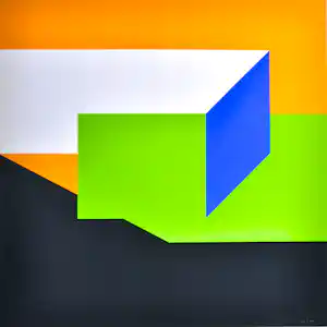 Guy Vandenbranden - Exodus - Zeefdruk - Gesigneerd - 52x52 cm - 1970 verkocht voor € 190!