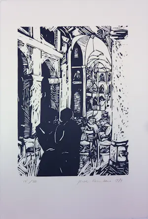 Jeroen Hermkens - Linogravures, Map met 8 linogravures Paris kopen? Bied vanaf 90!