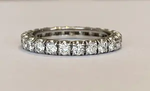 Platina  alliance ring met diamanten ca 1,40 crt kopen? Bied vanaf 1200!