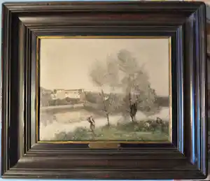 Camille Corot - Lithografie Ville-d’Avray verkocht voor € 45!