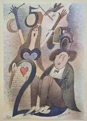 Adolf Born - Handgesigneerde en genummerde litho verkocht voor € 125!