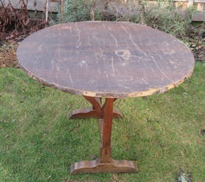 Niet of onleesbaar gesigneerd - Oak vigneron table from France - ca. 1940 kopen? Bied vanaf 10!