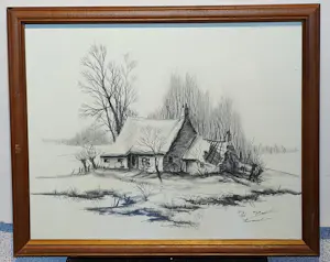 Paul Boonaert - Winters landschap kopen? Bied vanaf 25!