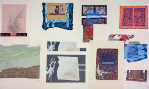 Prasadam - Zeefdruk, Lot van 10 abstracte composities kopen? Bied vanaf 80!