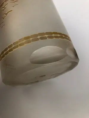 Reijmyre Glasbruk - kristalglas vaas uit circa 1900 kopen? Bied vanaf 100!