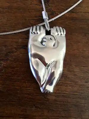 Carrol Boyes - Zware hanger, gesigneerd verkocht voor € 50!