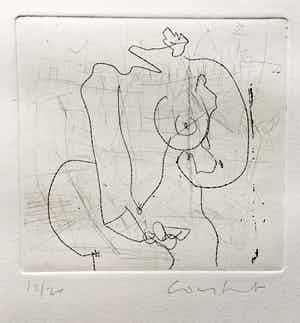 Constant - vrouwelijk naakt - 1971 - oplage 20 ex. verkocht voor € 270!