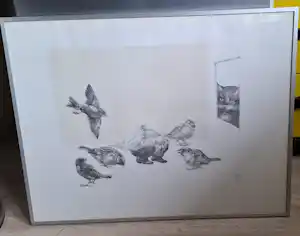Peter Vos - Peter vos oude man met mussen verkocht voor € 75!