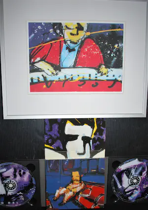 Herman Brood - Ik, de pianoman - zeefdruk -&- dubbel-CD met boekje kopen? Bied vanaf 50!