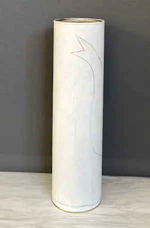 Klaas Gubbels - Handbeschilderde koker - object kopen? Bied vanaf 250!