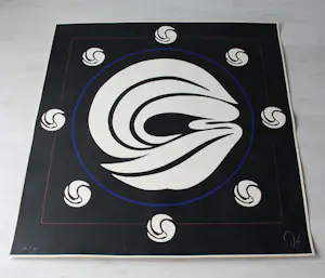 Jack Youngerman - "Mandala (Black)" - Serigraphie - Auflage von 75 - handsigniert - (93 x 91 cm) kopen? Bied vanaf 300!