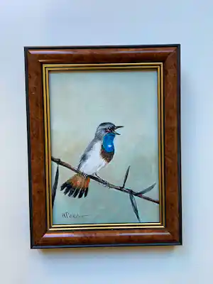 Henk Poeder - Blauwborstje verkocht voor € 75!