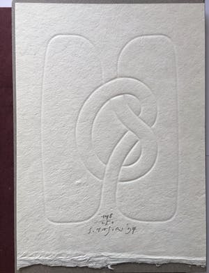 Shinkichi Tajiri - diepdruk ‘Knoop’ - 1997 - incl. publicatie kopen? Bied vanaf 175!