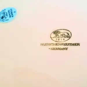 Hutschenreuther - Porzellan Set (6-teilig) 2 Platten 2 Vasen 2 Kerzenständer IG BCE Jubiläum kopen? Bied vanaf 48!