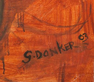 Gijs Donker - Olieverf op doek, Liggend naakt kopen? Bied vanaf 1!
