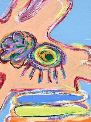 Niet of onleesbaar gesigneerd - Leda - Figuratief abstract kopen? Bied vanaf 1!