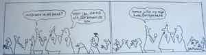 Toon van Driel - Pentekening: "Hullie" (Algemeen Dagblad) verkocht voor € 41!