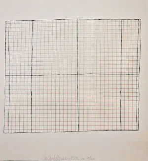 Cees Andriessen - in 1973 gemaakte Zeefdruk en Blinddruk "zwart in rood raster" bep. oplage (100) kopen? Bied vanaf 46!